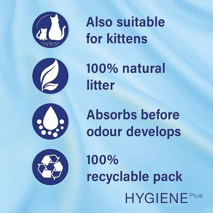 CATSAN Hygiene Plus Non - Clumping Cat Litter – 20L Odour Control Formula - Onestop Store