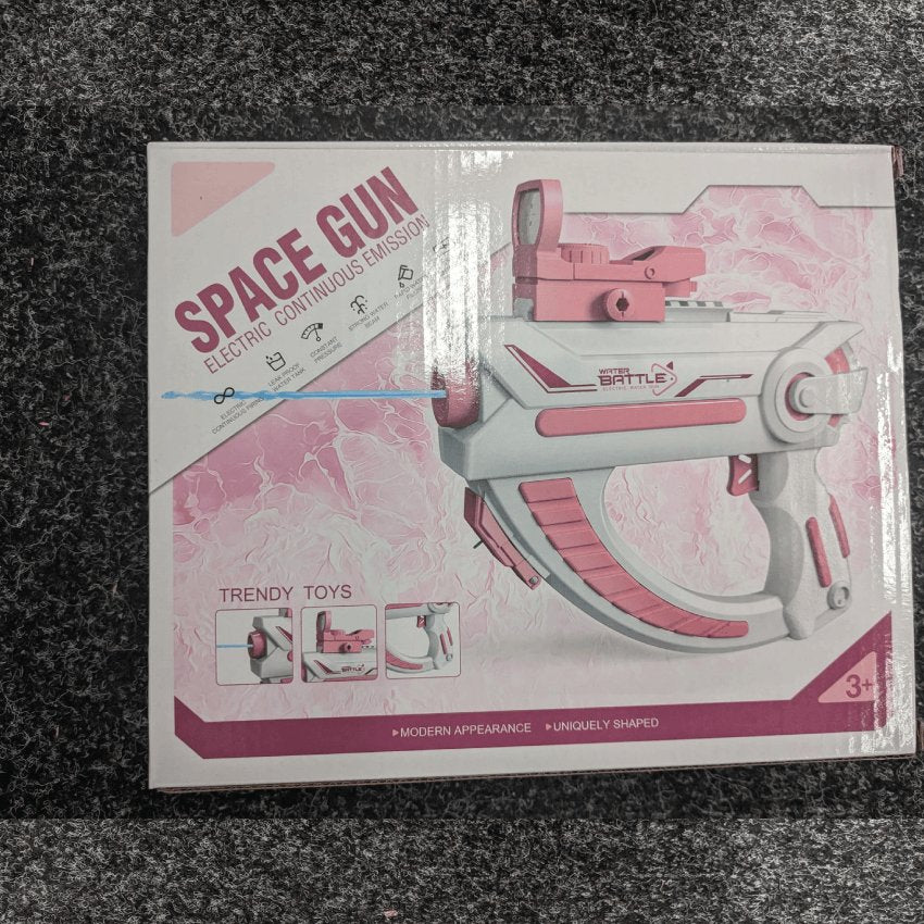 Kids' Summer Outdoor Electric Water Gun UK: Cartoon Space Design Pistol - onestop Store