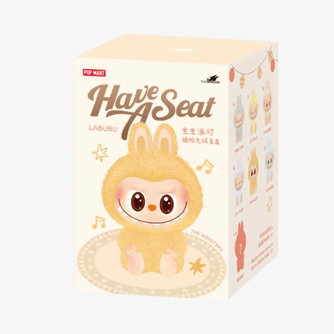 POP MART Labubu The Monsters Have A Seat Series Vinyl Plush Pendant – Case of 6 - Onestop Store